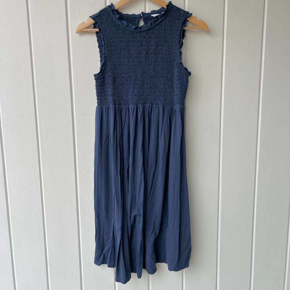 The nines by HATCH - Smocked Blue Maternity Dress - size XS